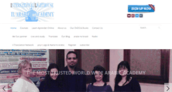 Desktop Screenshot of ilarabicacademy.com